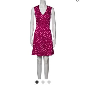 Draper James red floral midi dress size 12